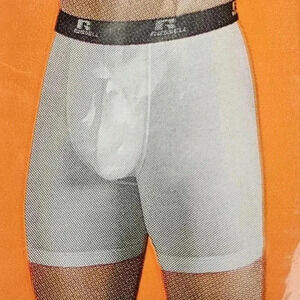 Russell Athletic 2 pairStretch-Power Everyday Performance Boxer Briefs White XL